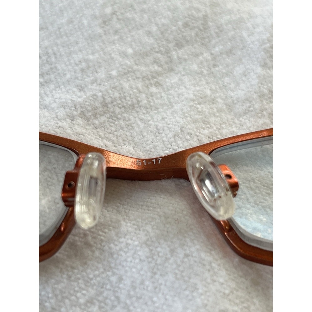 FYSH 3305 573 ORANGE AUTHENTIC DESIGNER FRAMES EYEGLASSES 51-17-135 - Picture 6 of 12